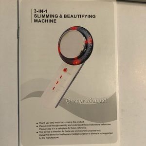 3 in 1 sliming and beautify device.